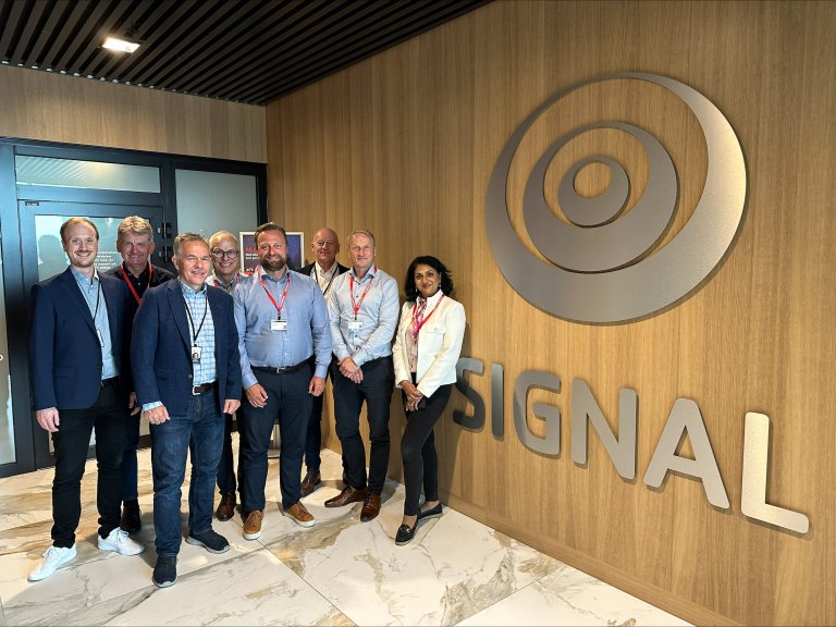 Gruppebilde hos Signal