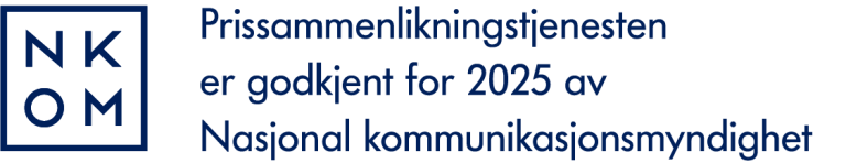 Godkjentmerket for prissammenlikningstjenester med outline av logo